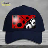 Lady Bug Novelty License Plate Hat Cotton / Navy