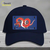 Dragon Novelty License Plate Hat Cotton / Navy