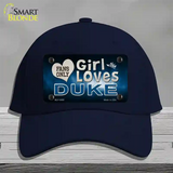 This Girl Loves Duke Novelty License Plate Hat Cotton / Navy