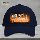 This Girl Loves Tennessee Novelty License Plate Hat Cotton / Navy