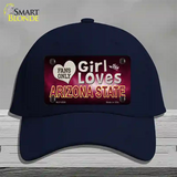 This Girl Loves Arizona State Novelty License Plate Hat Cotton / Navy