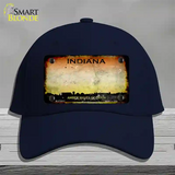 Indiana Rusty State Novelty License Plate Hat Cotton / Navy