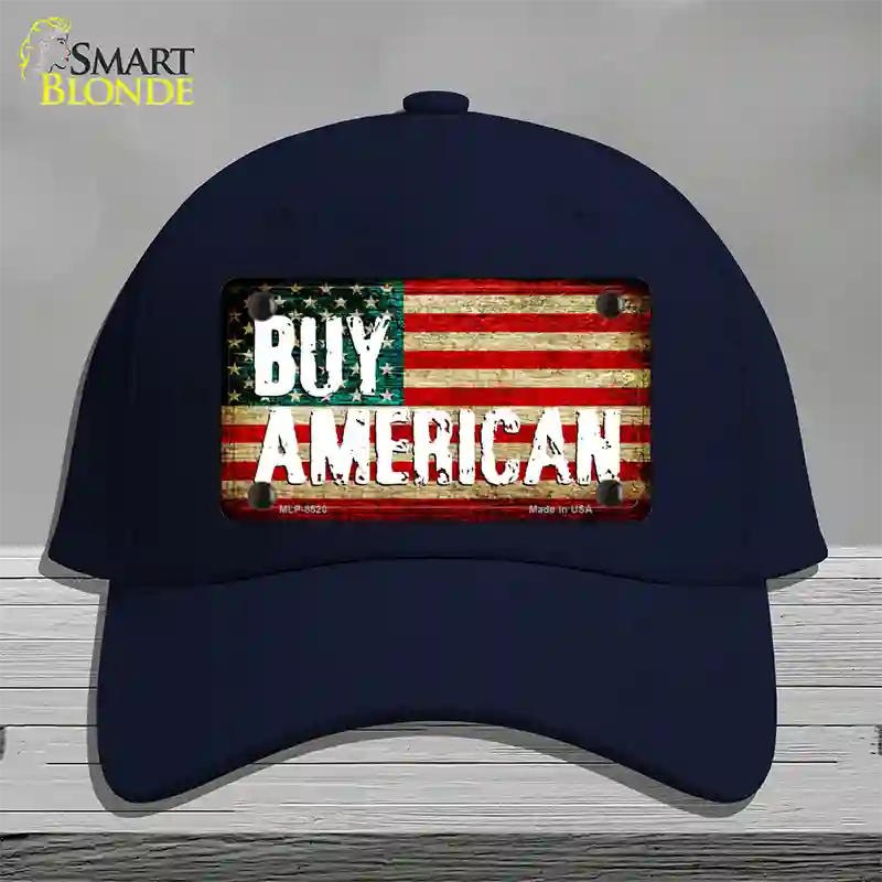 Buy American Novelty License Plate Hat Cotton / Navy