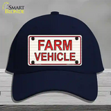 Farm Vehicle Novelty License Plate Hat Cotton / Navy