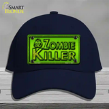 Zombie Killer Novelty License Plate Hat Cotton / Navy