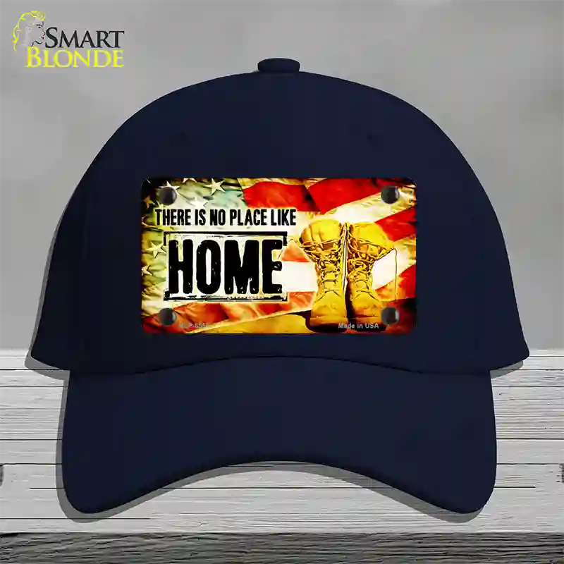 There Is No Place Like Home Novelty License Plate Hat Cotton / Navy