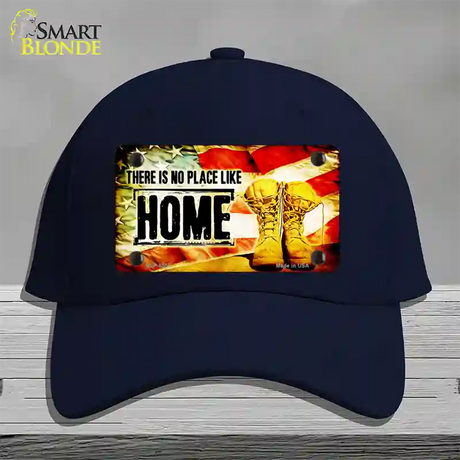 There Is No Place Like Home Novelty License Plate Hat Cotton / Navy