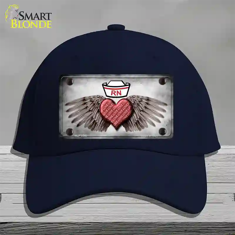 Love RN Novelty License Plate Hat Cotton / Navy