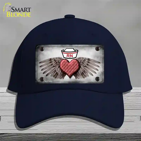 Love RN Novelty License Plate Hat Cotton / Navy