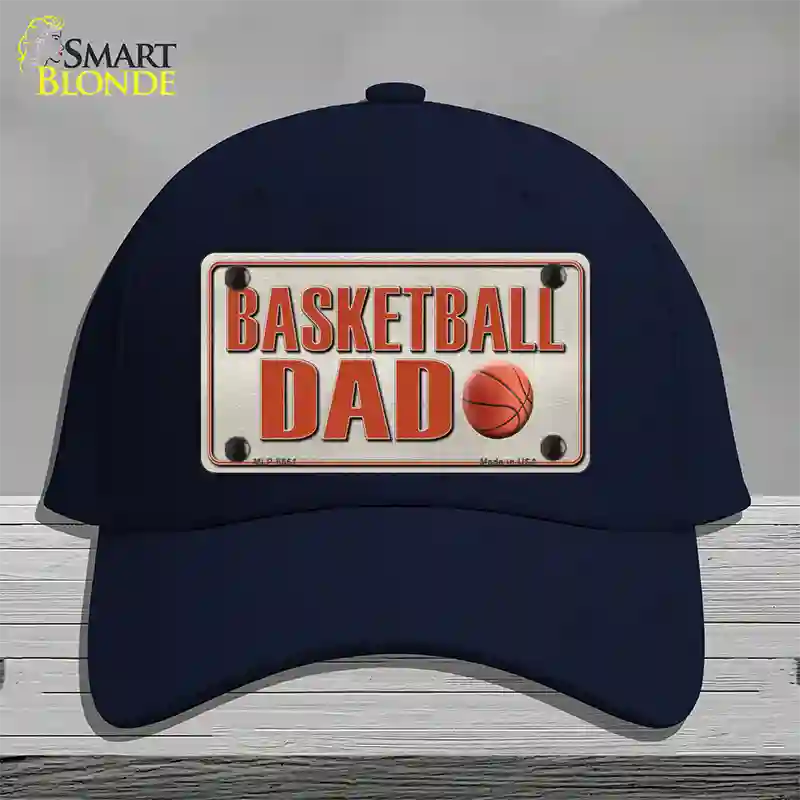 Basketball Dad Novelty License Plate Hat Cotton / Navy