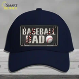 Baseball Dad Novelty License Plate Hat Cotton / Navy