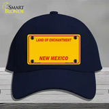 New Mexico Yellow Novelty License Plate Hat Cotton / Navy