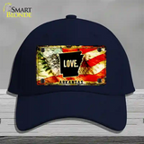 Arkansas Love Novelty License Plate Hat Cotton / Navy