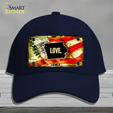 Iowa Love Novelty License Plate Hat Cotton / Navy