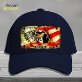 Michigan Love Novelty License Plate Hat Cotton / Navy