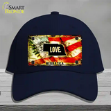 Nebraska Love Novelty License Plate Hat Cotton / Navy