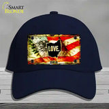 Ohio Love Novelty License Plate Hat Cotton / Navy