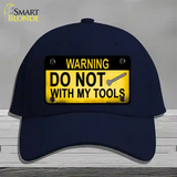 Do Not Screw Novelty License Plate Hat Cotton / Navy