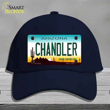 Chandler Arizona Novelty License Plate Hat Cotton / Navy