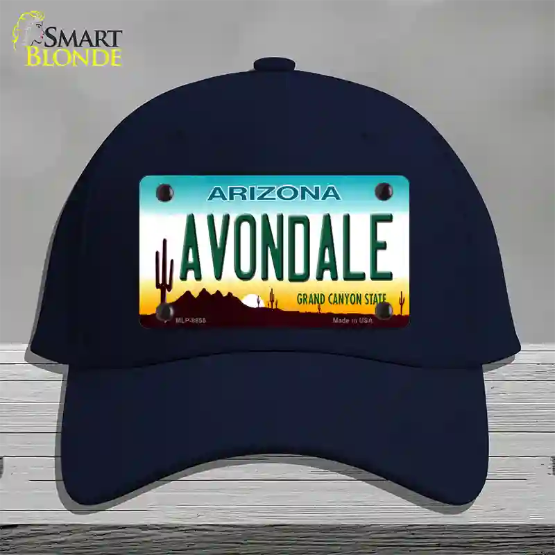 Avondale Arizona Novelty License Plate Hat Cotton / Navy