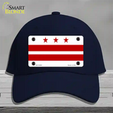 Washington DC Flag Novelty License Plate Hat Cotton / Navy