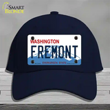 Fremont Washington Novelty License Plate Hat Cotton / Navy