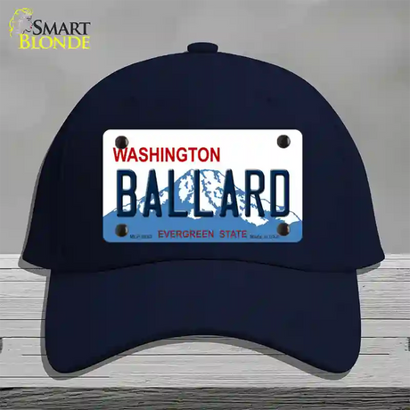 Ballard Washington Novelty License Plate Hat Cotton / Navy