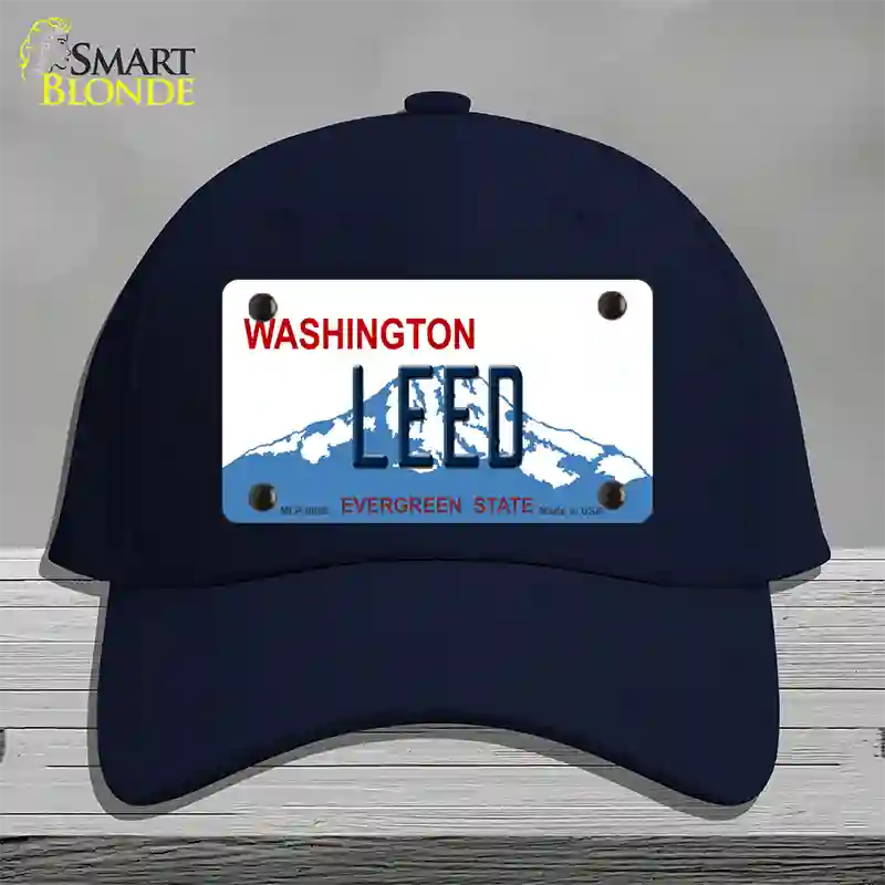 Leed Washington Novelty License Plate Hat Cotton / Navy