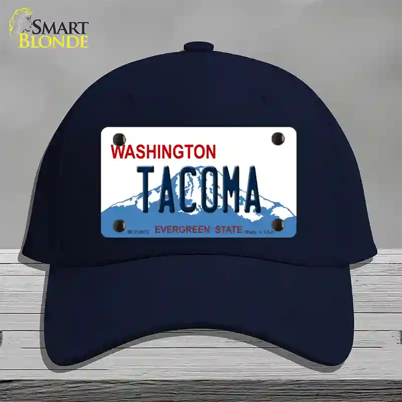 Tacoma Washington Novelty License Plate Hat Cotton / Navy