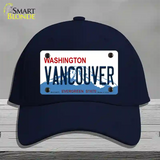 Vancouver Washington Novelty License Plate Hat Cotton / Navy