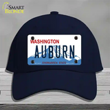 Auburn Washington Novelty License Plate Hat Cotton / Navy