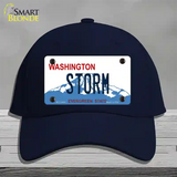 Storm Washington Novelty License Plate Hat Cotton / Navy