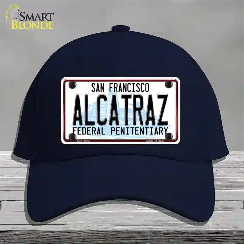 Alcatraz Novelty License Plate Hat Cotton / Navy