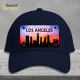 Los Angeles Silhouette Novelty License Plate Hat Cotton / Navy