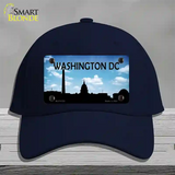 Washington DC Silhouette Novelty License Plate Hat Cotton / Navy