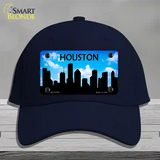 Houston Silhouette Novelty License Plate Hat Cotton / Navy