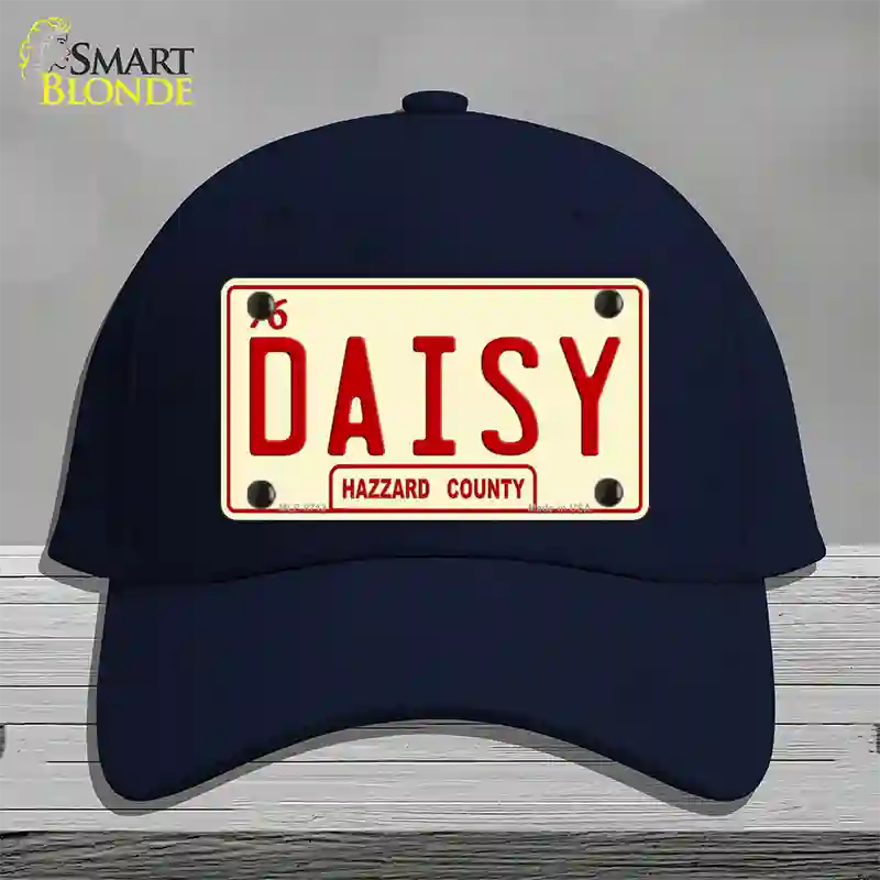 Daisy Novelty License Plate Hat Cotton / Navy