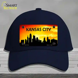 Kansas City Silhouette Novelty License Plate Hat Cotton / Navy