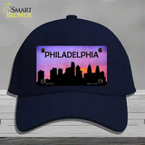 Philadelphia Silhouette Novelty License Plate Hat Cotton / Navy