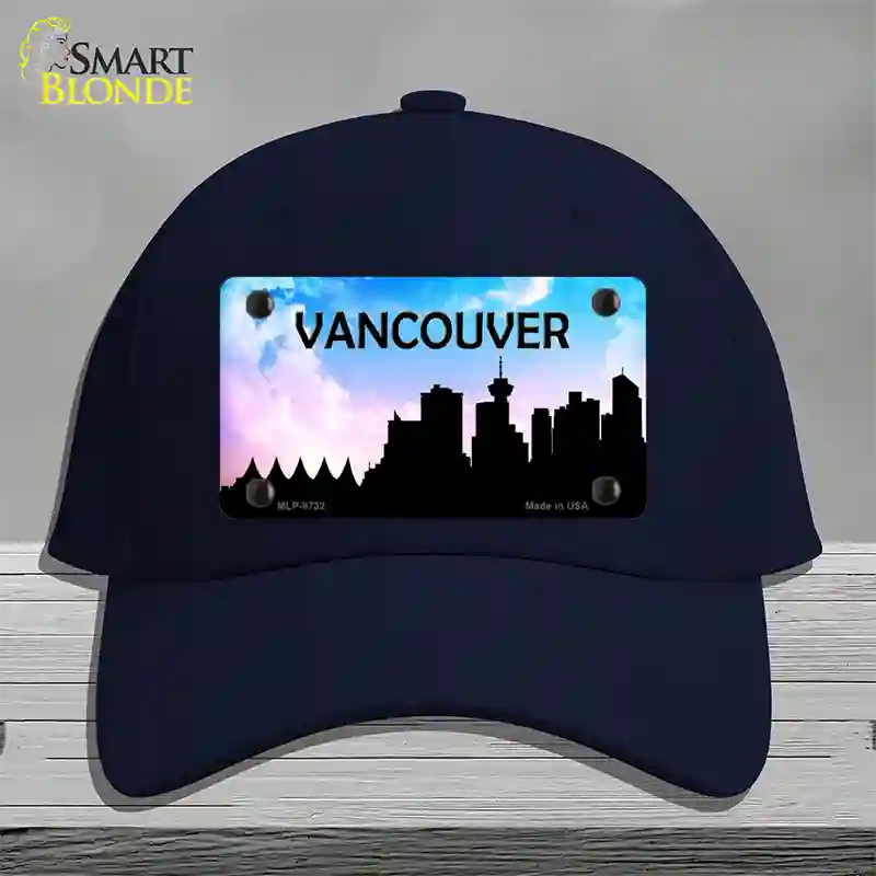 Vancouver Silhouette Novelty License Plate Hat Cotton / Navy