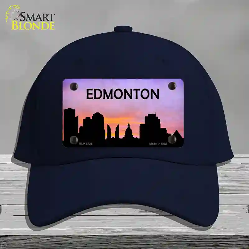 Edmonton Silhouette Novelty License Plate Hat Cotton / Navy