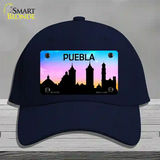 Puebla Silhouette Novelty License Plate Hat Cotton / Navy