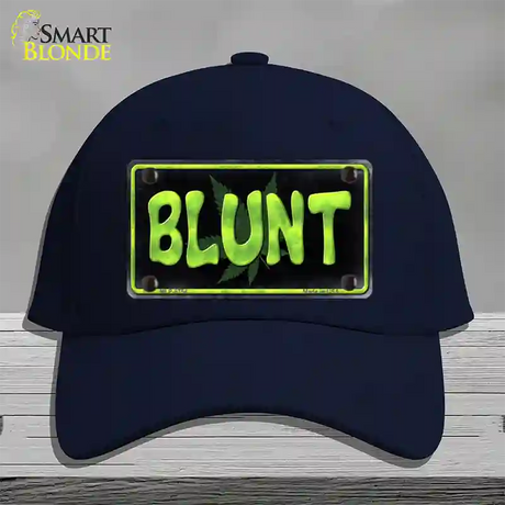 Blunt Novelty License Plate Hat Cotton / Navy