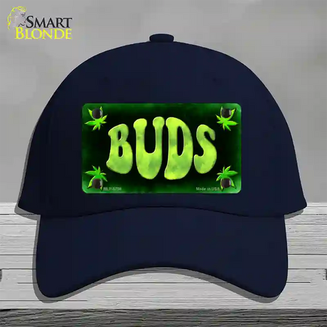 Buds Novelty License Plate Hat Cotton / Navy