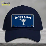 Inlet Girl Novelty License Plate Hat Cotton / Navy