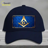 Freemasonry Novelty License Plate Hat Cotton / Navy