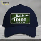 Watch Out Ahead Of Me Novelty License Plate Hat Cotton / Navy