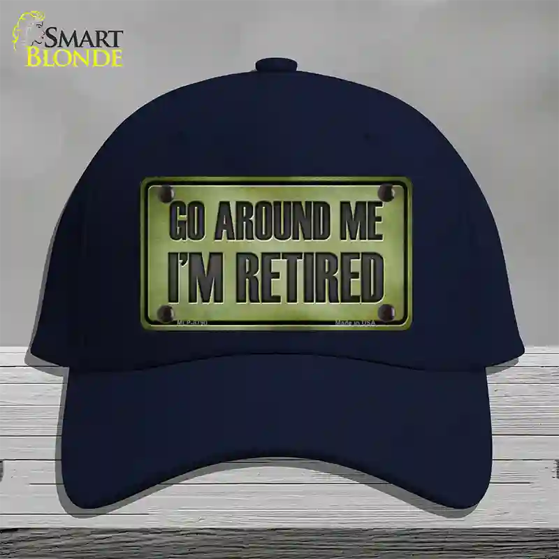 Go Around Me Novelty License Plate Hat Cotton / Navy