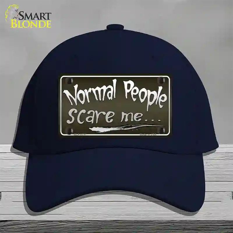 Normal People Novelty License Plate Hat Cotton / Navy