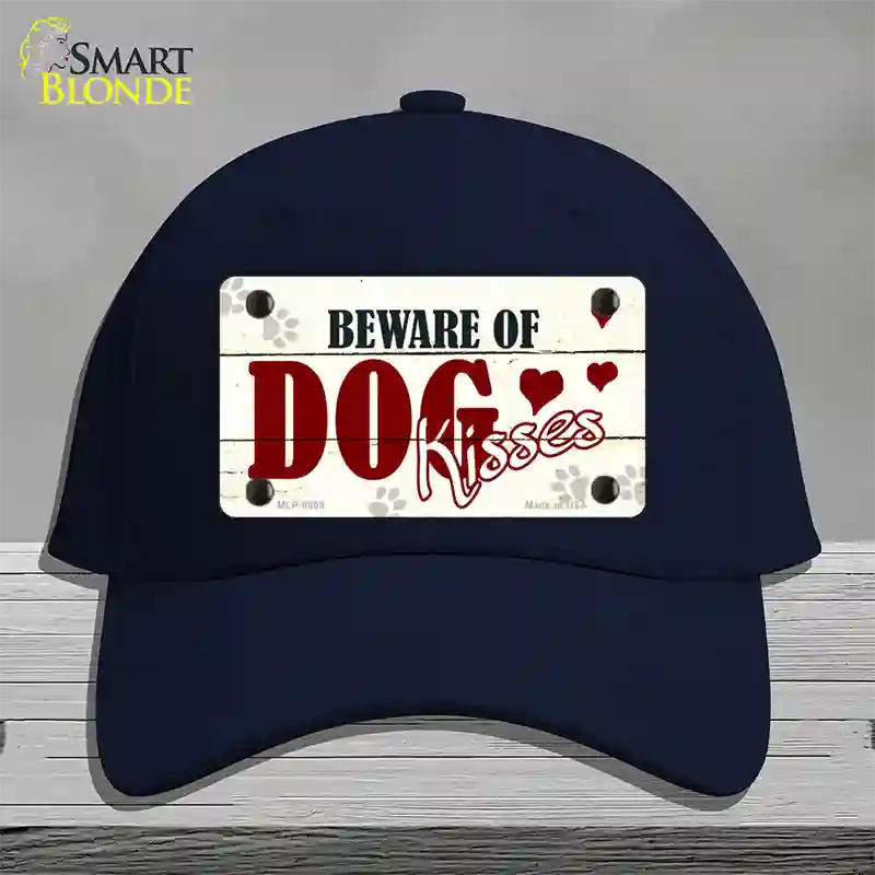 Beware of Dogs Novelty License Plate Hat Cotton / Navy